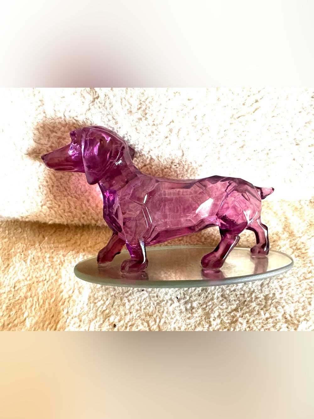 Rarest Gem Dachshunds of The World Hamilton Collection Ltd #A4453 Amethyst Dog